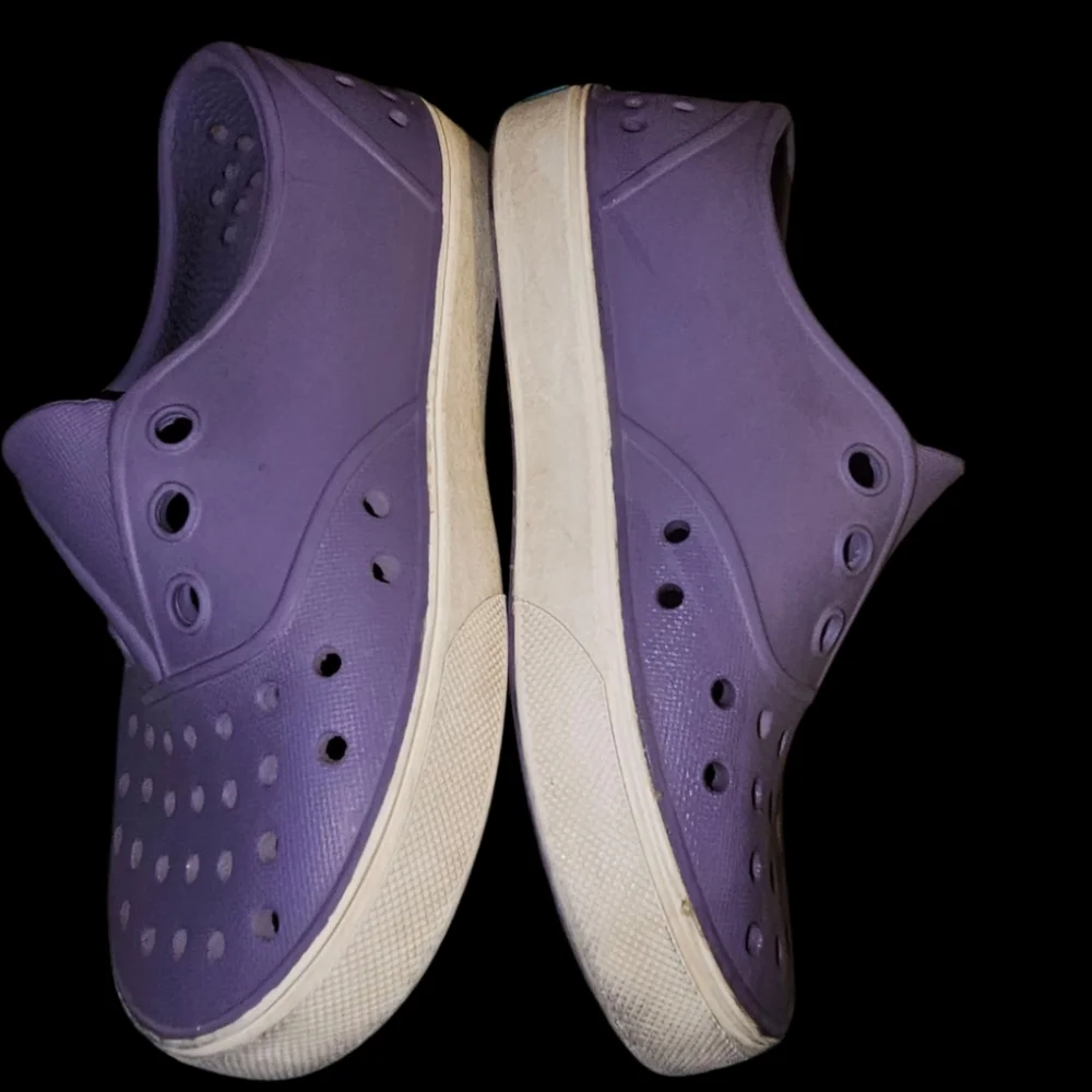 Native Shoes Kids Purple Slip-On Shoes